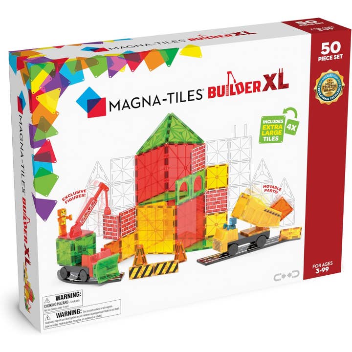 Magna-Tiles Builder XL 50-Piece Set for wholesale by Magna-Tiles