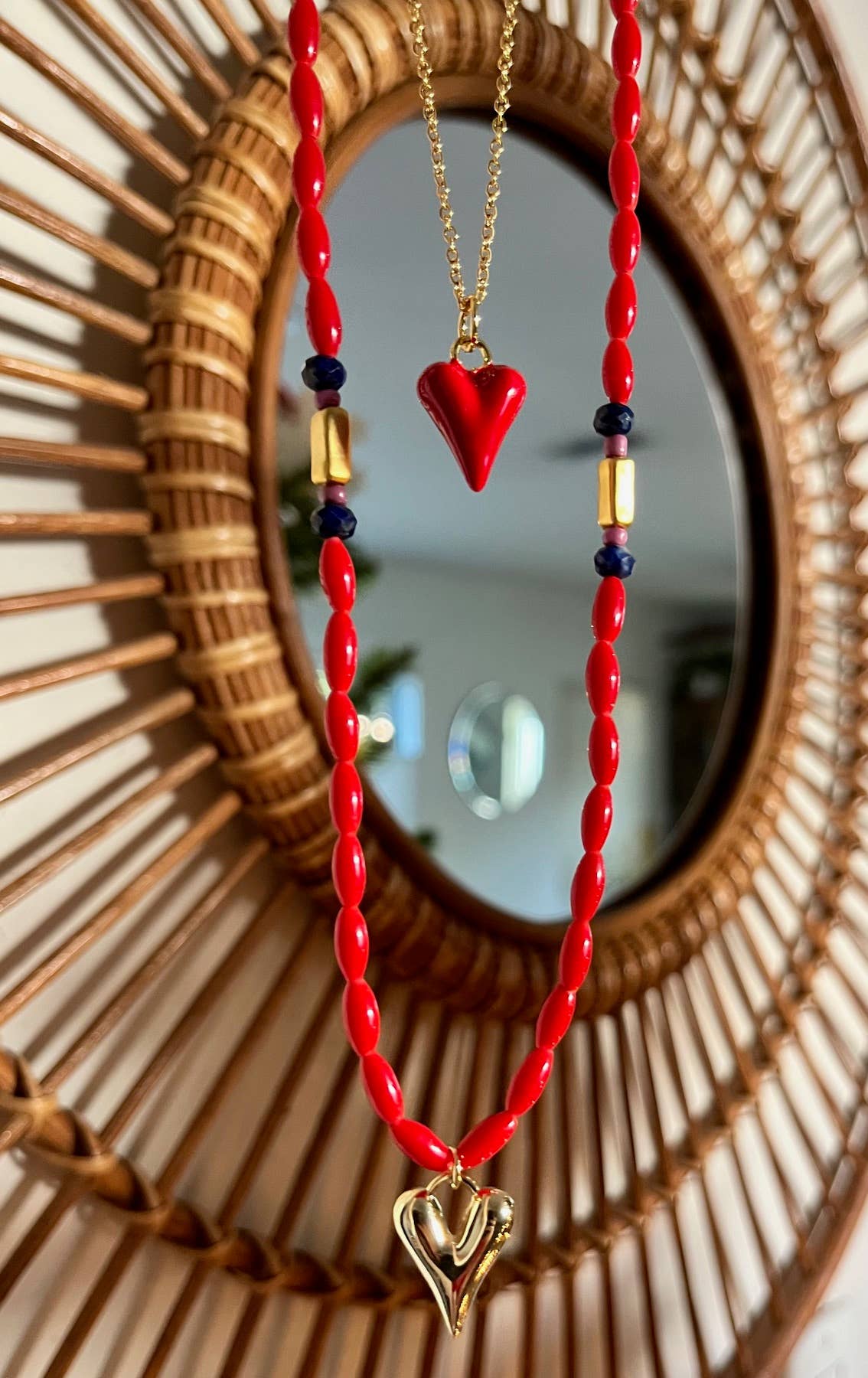 Heather Kahn – Engroshandel Halskæde med vedhæng – Rouge Celebration Halskæde1