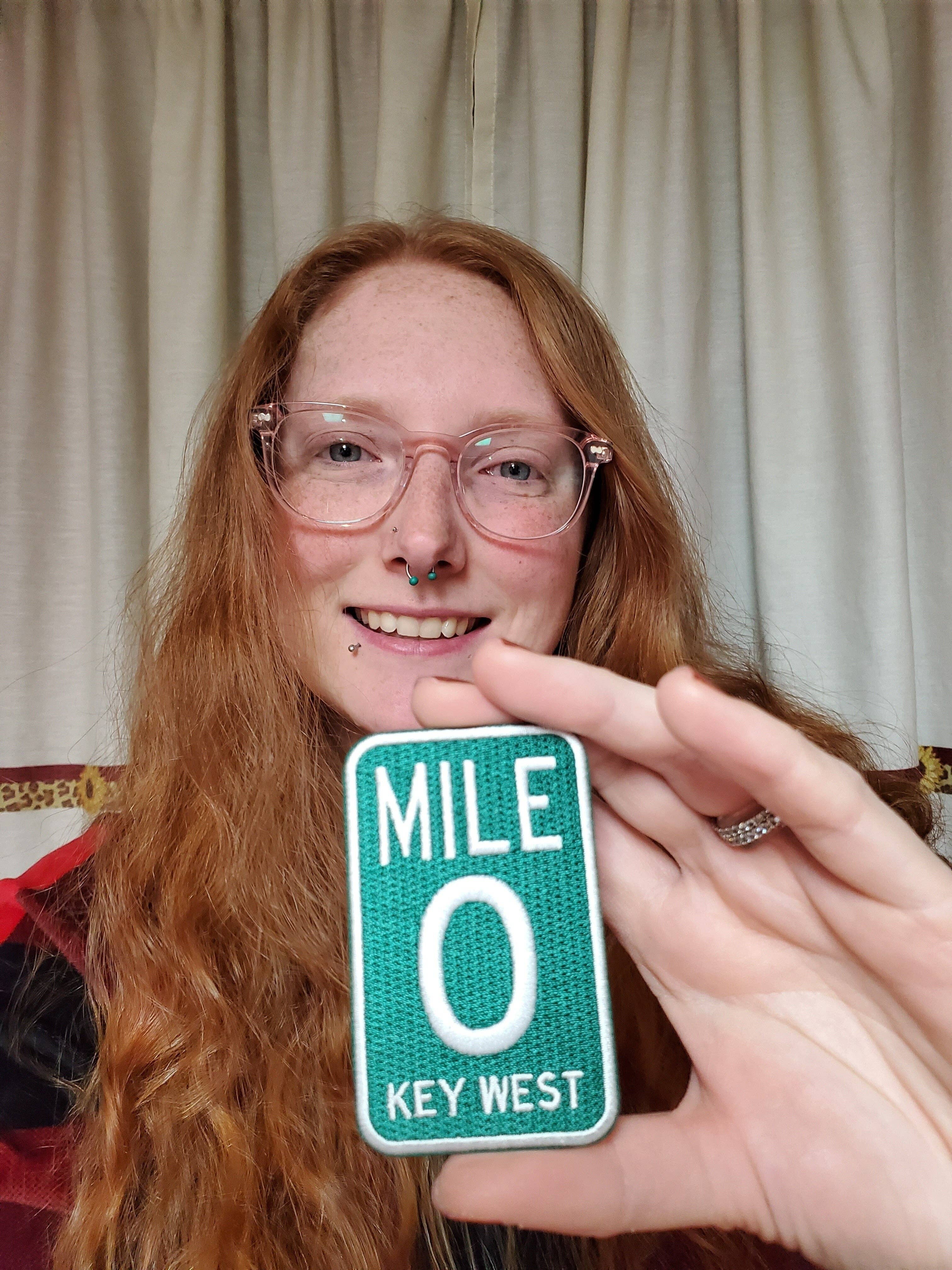 Vagabond Heart - Wholesale Patch - Key West Mile 0 Florida Patch1