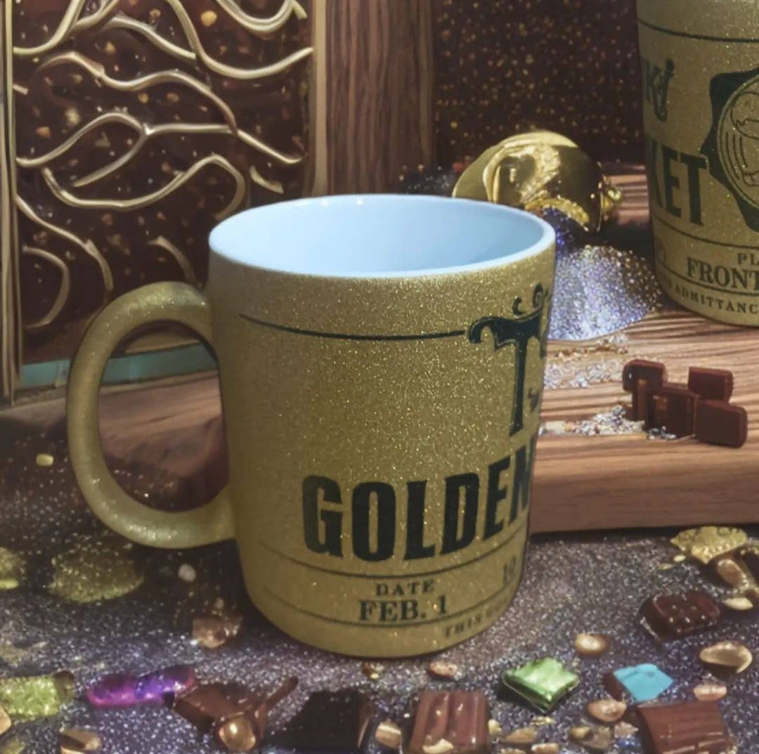 Baby-T - Wholesale Coffee Mug - Willy Wonka glitter mug2