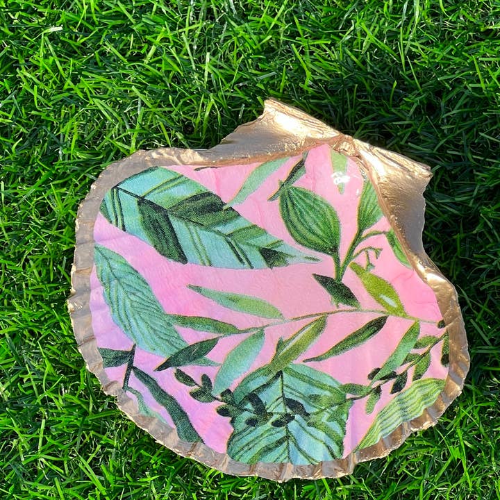 DogFish Design 13 - Wholesale Jewellery dish - Aruba Palms Trinket Shell