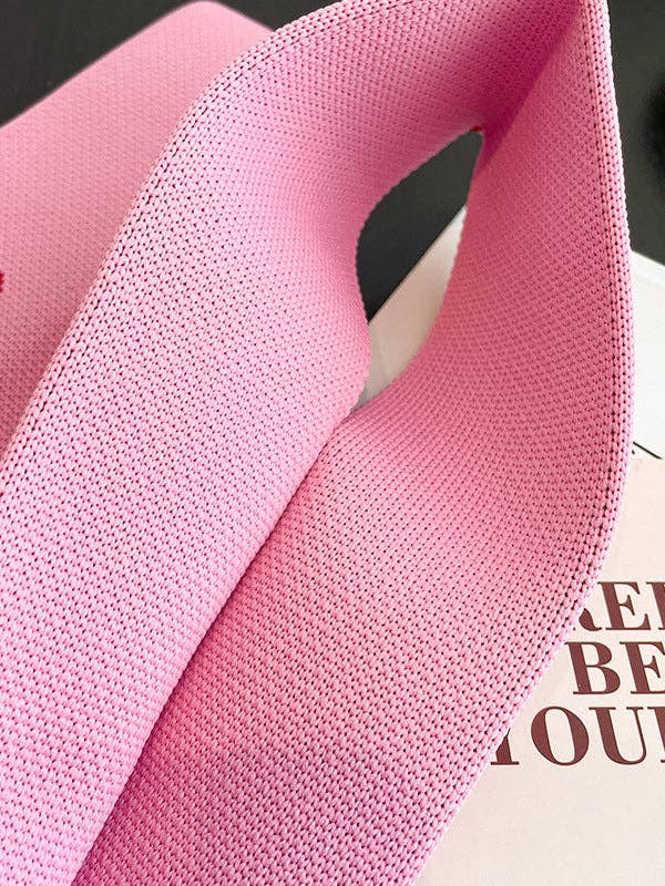 ROSA Bolso tejido estampado floral con detalles coloridos en contraste de venta al por mayor en Faire2