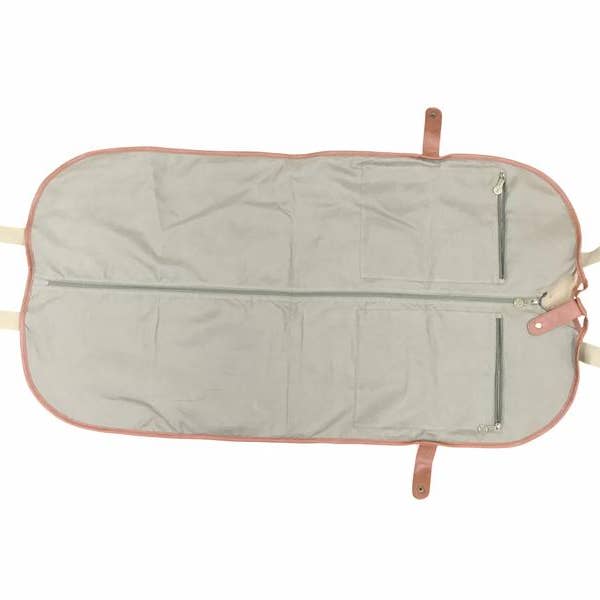 Bellemonde – wholesale Garment bag – unisex – Garment Tote - Washed Green Canvas1