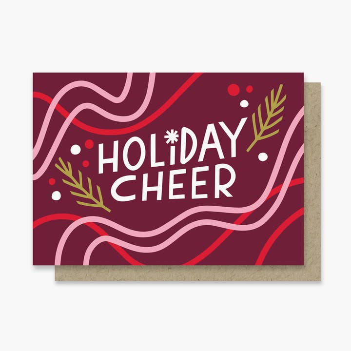 Paper Parasol Press - Wholesale Season's Greetings Card - Holiday Cheer Mini Card0