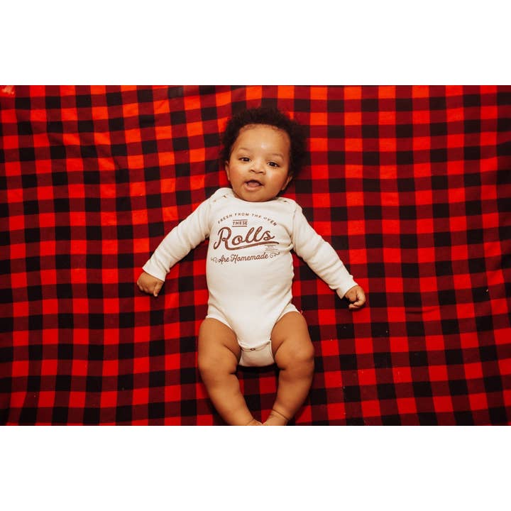 Cuddle Sleep Dream - Wholesale Bodysuit (Non-Footed) - Baby - These Rolls are Homemade | Baby Bodysuit Funny Thanksgiving7