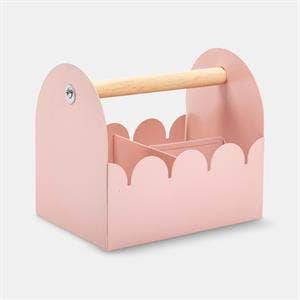 Truu Design - Wholesale Canister - Metal Pink Wiggle Edge Caddy1