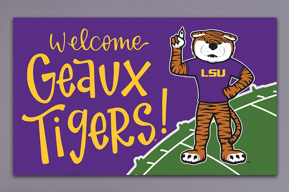 MAGNOLIA LANE - Wholesale Door Mat - LSU Door Mat0