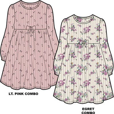 Baby Girls Flower Print Dress for wholesale by MID KIDS