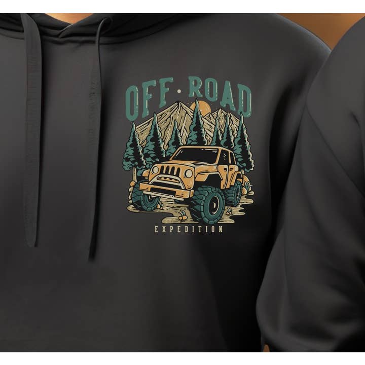 Ashton Grove Ltd Co - Wholesale Hoodie - Unisex - Off Road Expedition, Long Way Home Jeep Tee or Sweatshirt