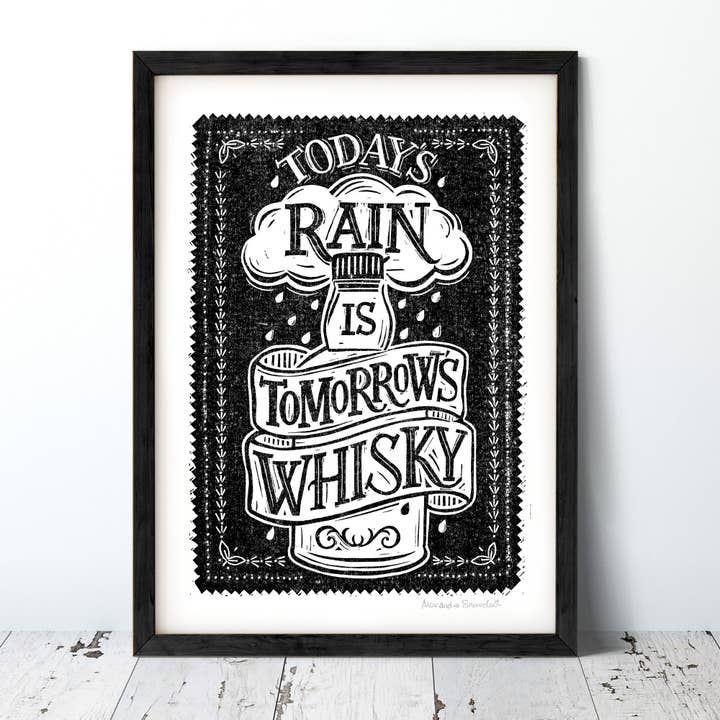 Scottish Whisky Print for wholesale by Alexandra Snowdon