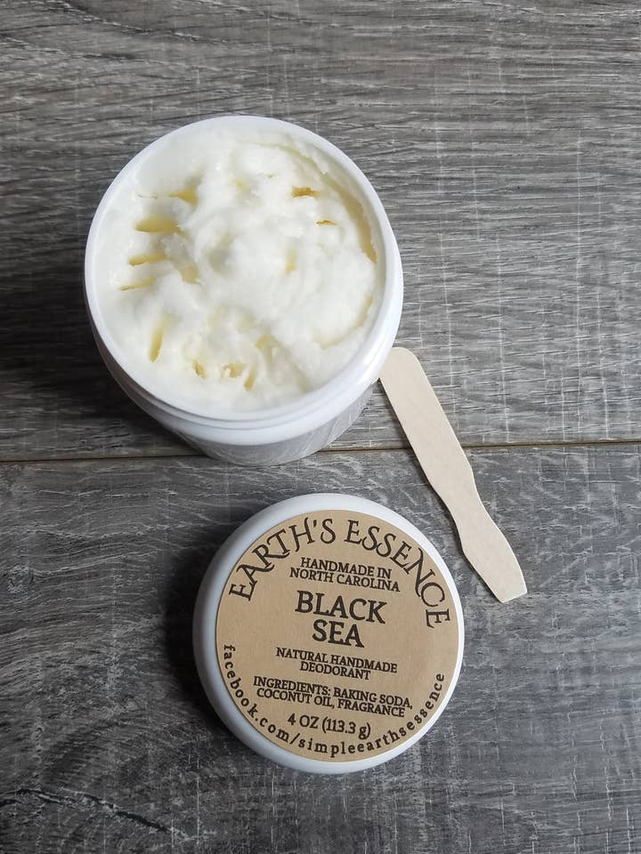 Black Sea 4 oz Natural Deodorant for wholesale by Earth's Essence