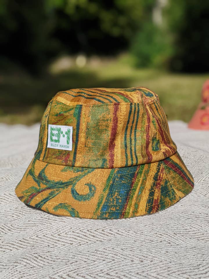 Nachhaltiger Senf-Eimerhut (Kopie) für den Großhandel von Elin Manon