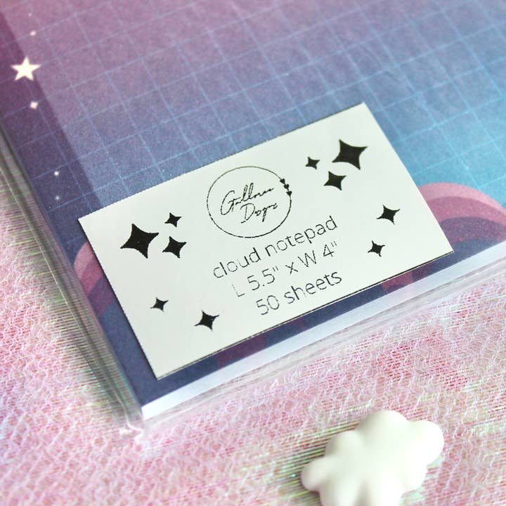 Galloree Designs LLC - Wholesale Notepad - Celestial Notepad, Cute Memo Notepad, Cute Stationery