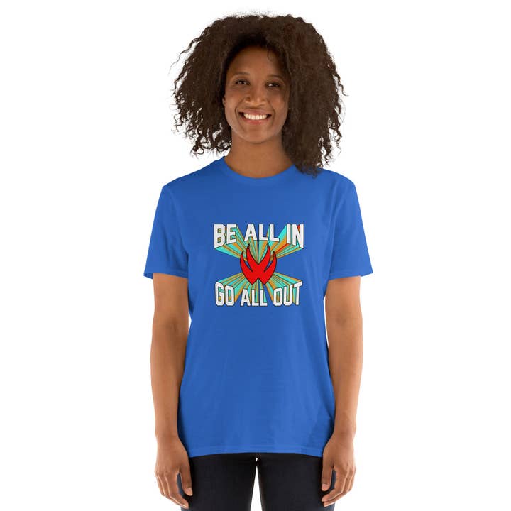 Be All In, Go All Out Tee for Women for wholesale by Victor Wear LLC