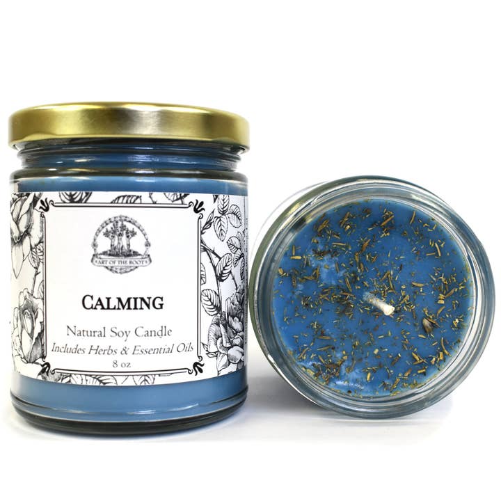 Calming Soy Candle for wholesale by Art of the Root