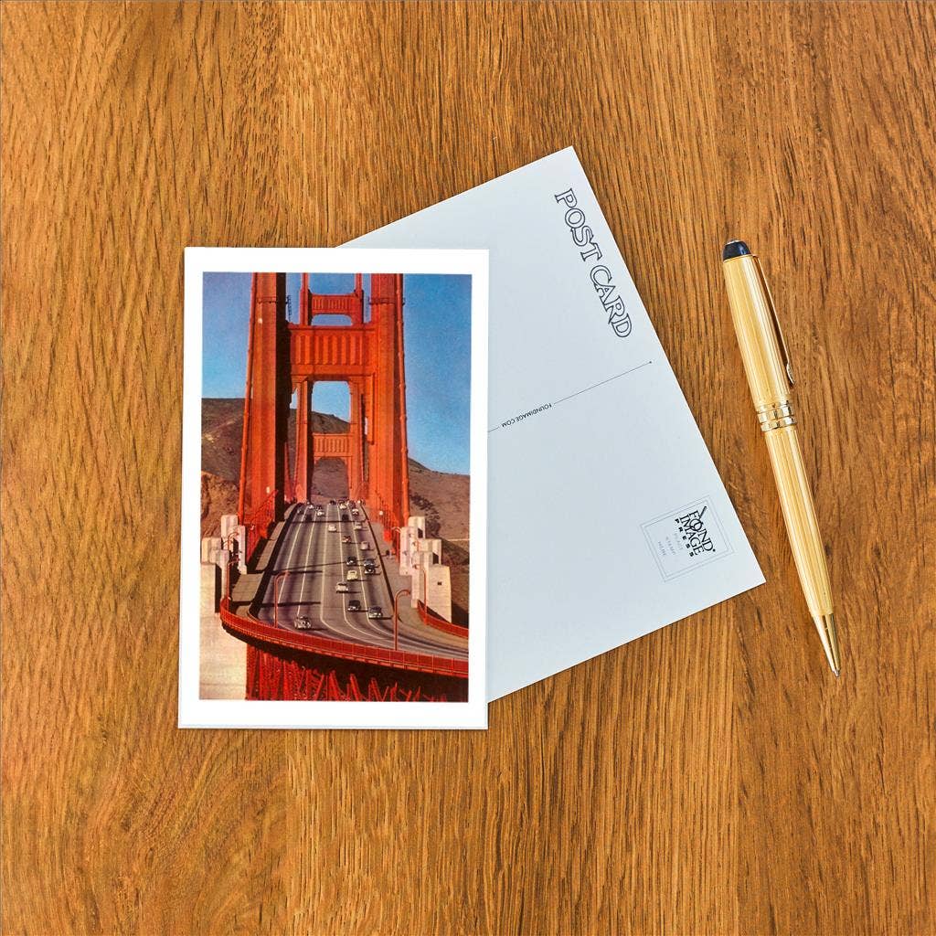 Found Image Press - Wholesale Postcard - Postcard SF-214 Golden Gate Bridge, San Francisco, Californi1