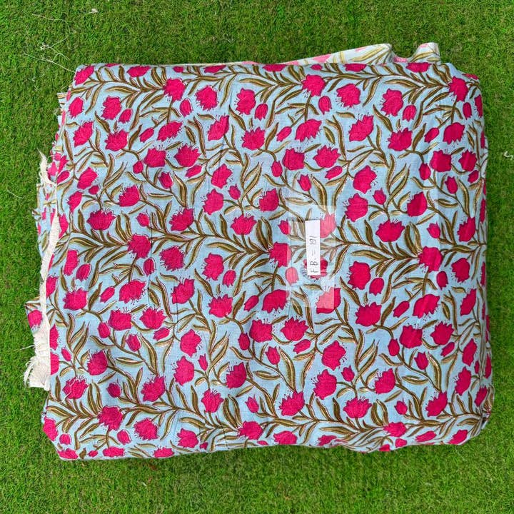 bhavnas boutique - Wholesale Textielverf - Bloemen Katoen Designer Stof Print Katoen Vrouwen Kleding maken