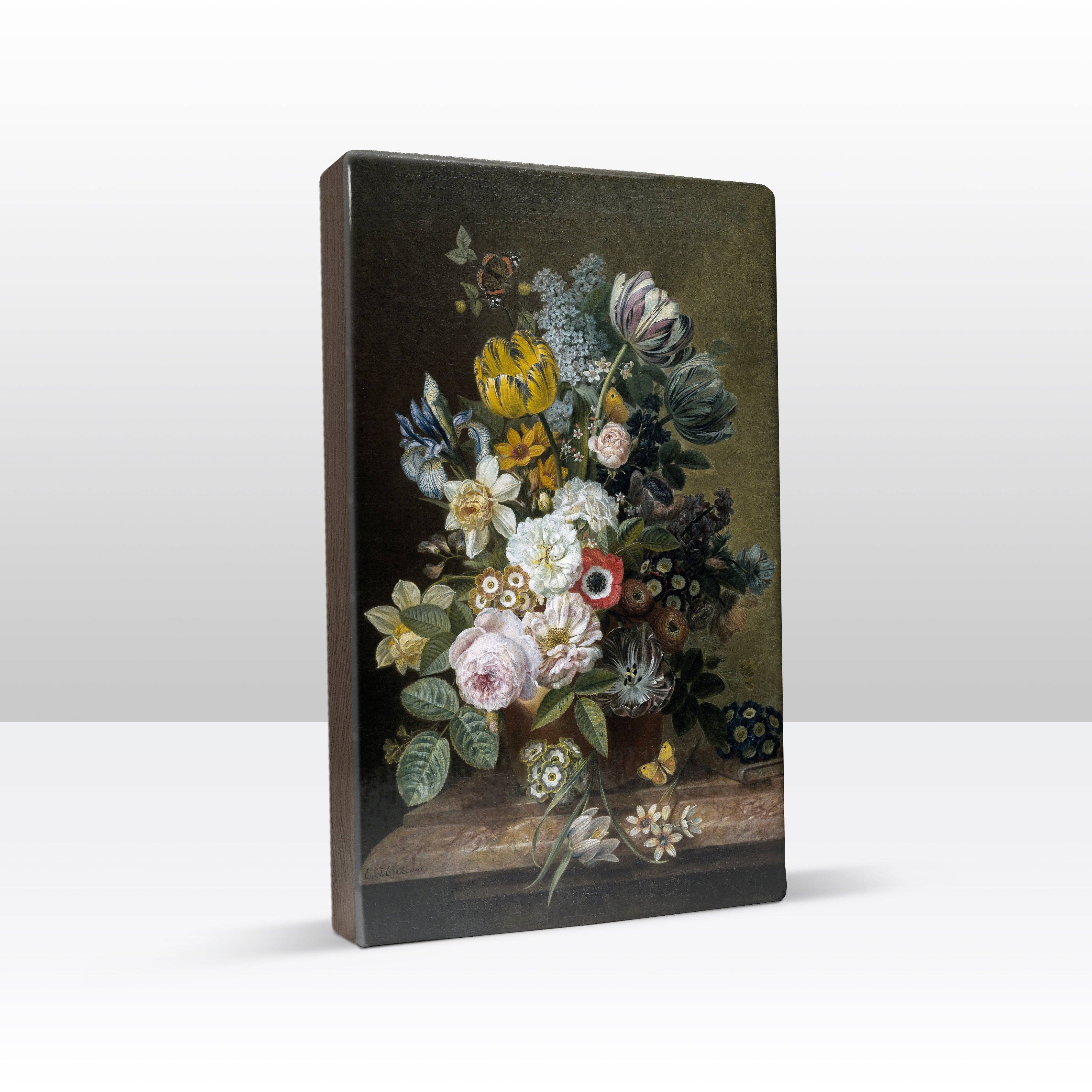Laqueprint - Wholesale Art Print - Laqueprint - Still life with flowers - Eelke Jelles Eelkema - 19.5 x 30 cm - LP0094