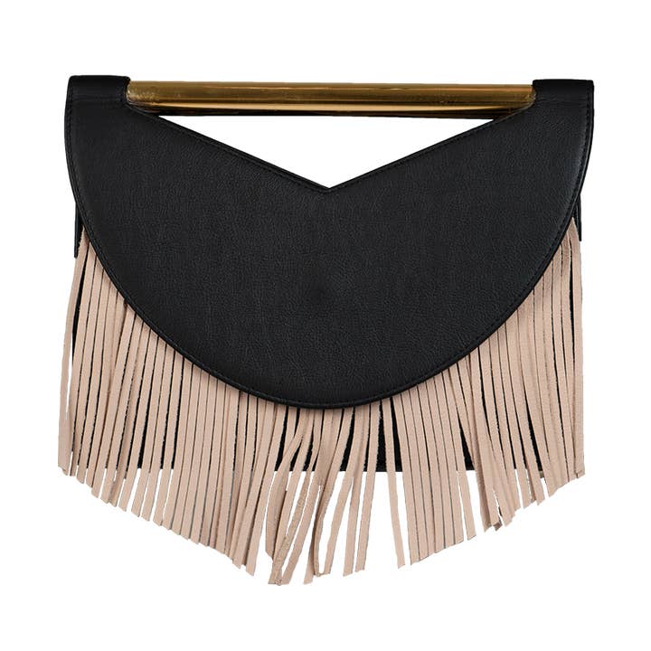 Rio Collection: Black (black fringes and nudes) for wholesale by SAS ASPARO