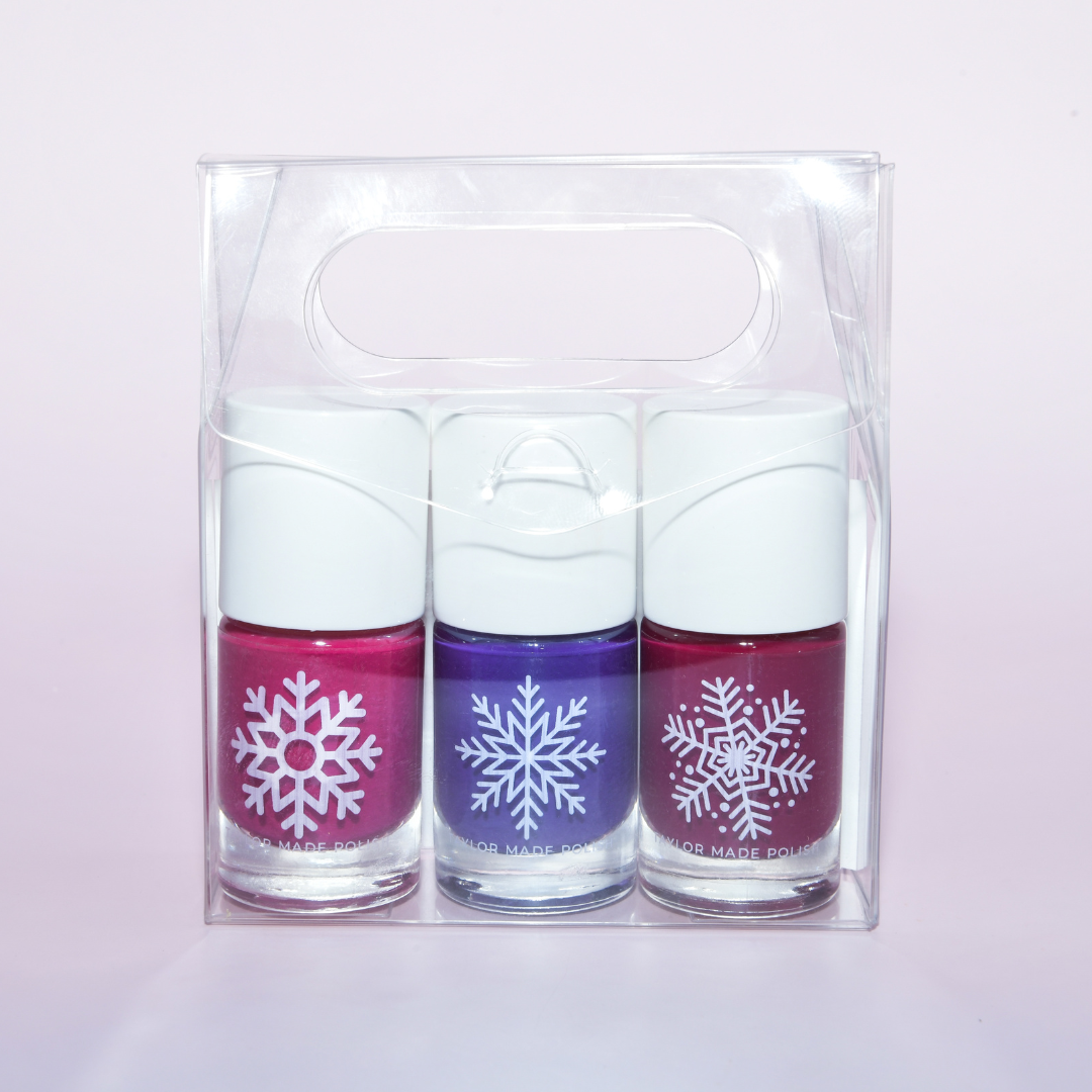 Taylor Made Polish - Wholesale Nail Polish Set - Snowflake 3-Bottle Nail Polish Gift Set2