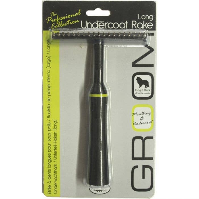 4cats Heimtierbedarf GmbH - Wholesale Pet Grooming Aid - Dog - Happy Pet GROOM Undercoat Rake - available in two sizes2