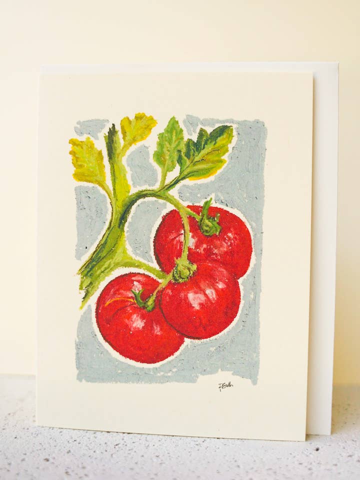 tomato card for wholesale by Starfruit