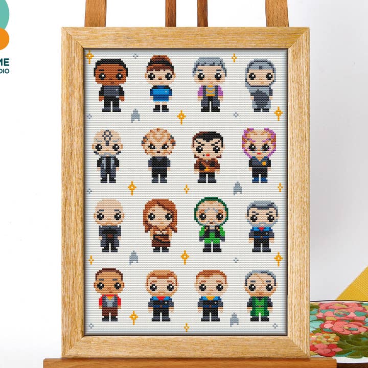 CS1782-2 Famous Fantasy Characters, Counted Cross Stitch Kit for wholesale by Awesome Pattern Studio