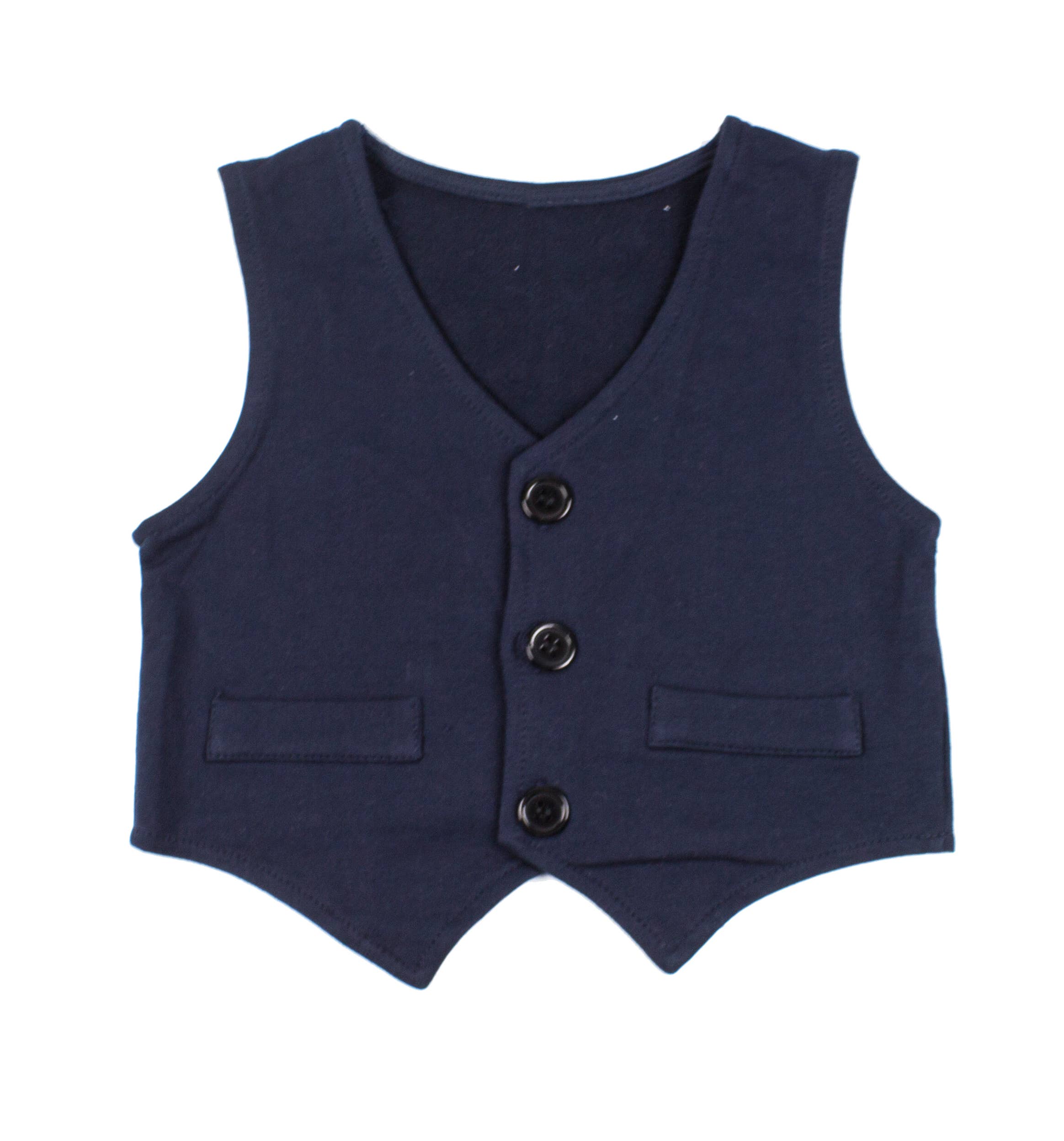 Fennco Styles - Vendita all'ingrosso Completino - Neonati - Abito da cerimonia blu da neonato 4 pezzi3