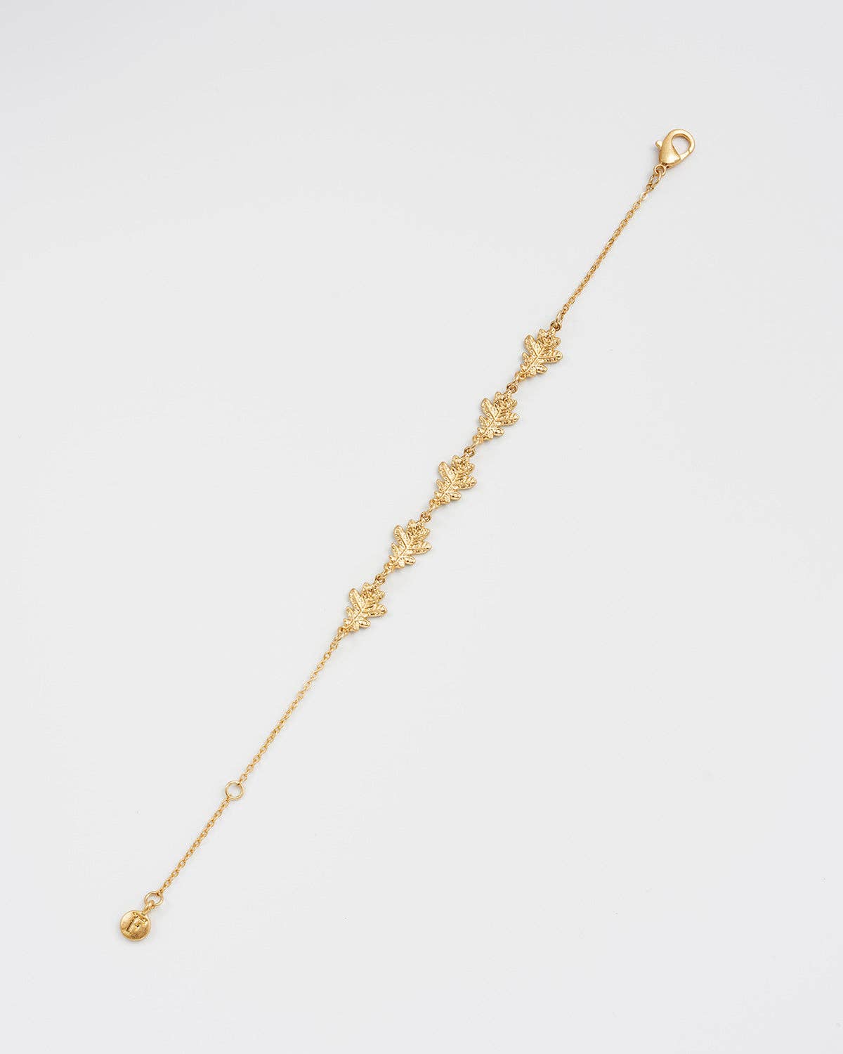 Fable England - Wholesale Charm/Dangle Bracelet - Oak Leaf Gold Bracelet5