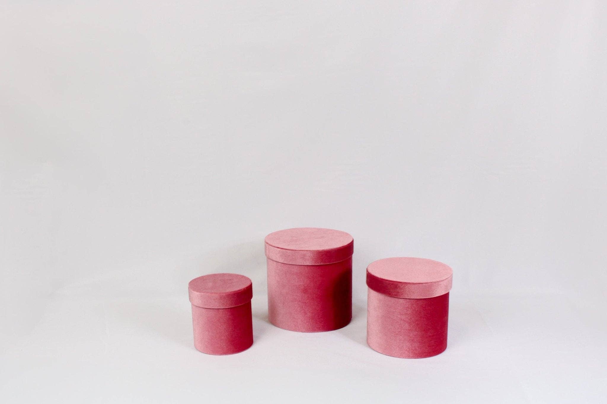 Elegant Design Supply - Wholesale Gift Box - Velvet Round Flower Hat Box with Lid25