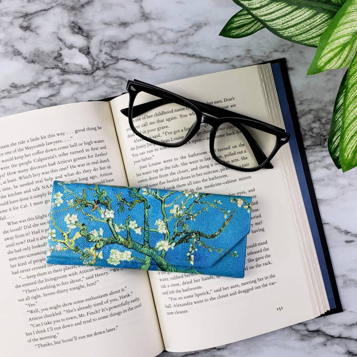 Monarque - Wholesale Eyewear Cases & Holders - Women's - Van Gogh Almond Blossoms Eyeglass/Sunglass Case4