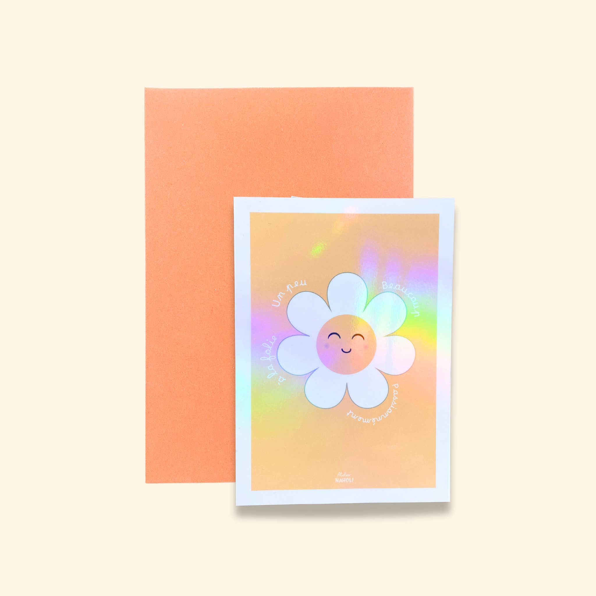 Atelier Naholi – wholesale Vardagliga hälsningskort – Marguerite-kort med deklaration