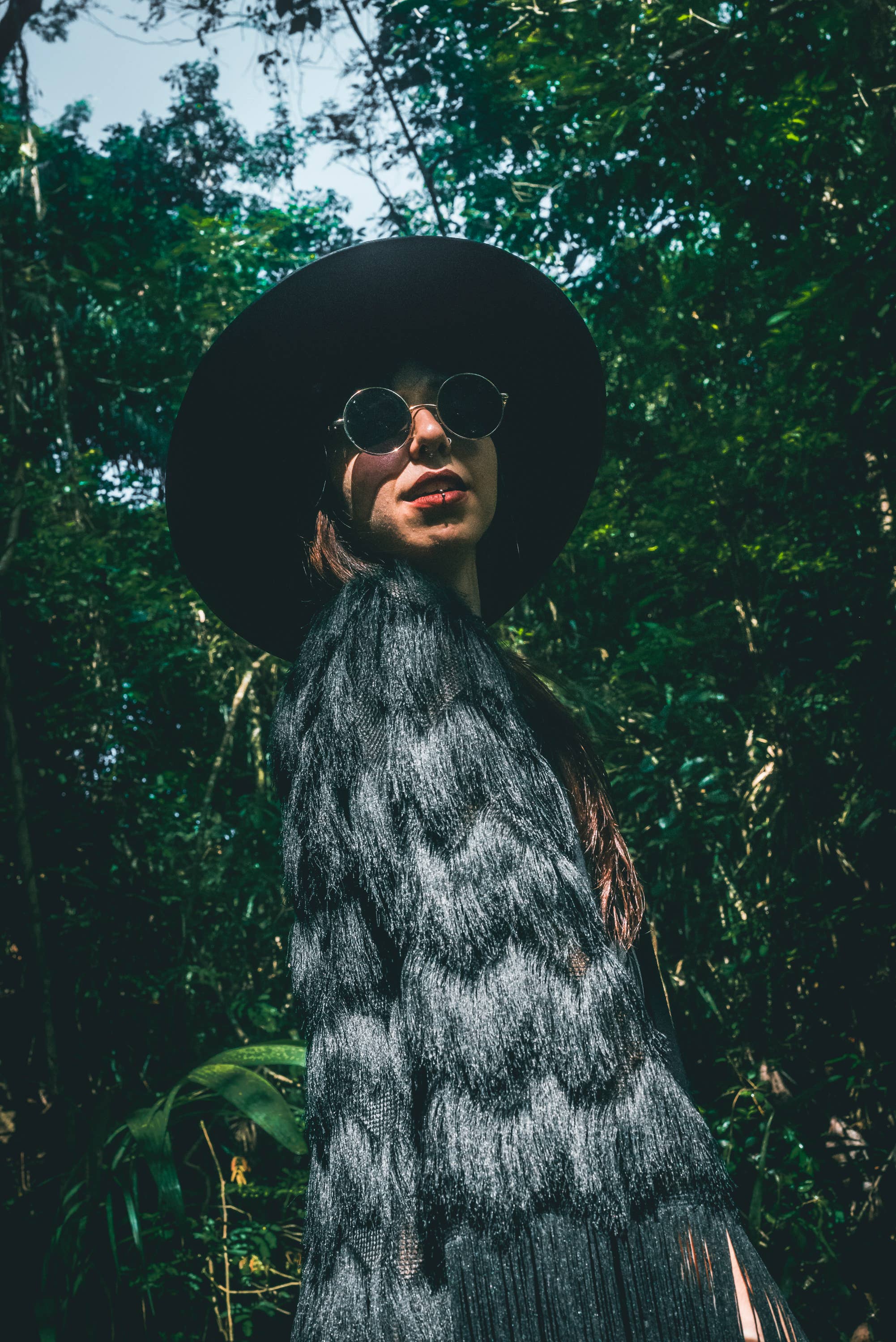 Festivo kimonos - Wholesale Kimono - Women's - The Fringed Kimono - Black - Unisex - Festival Clothing10