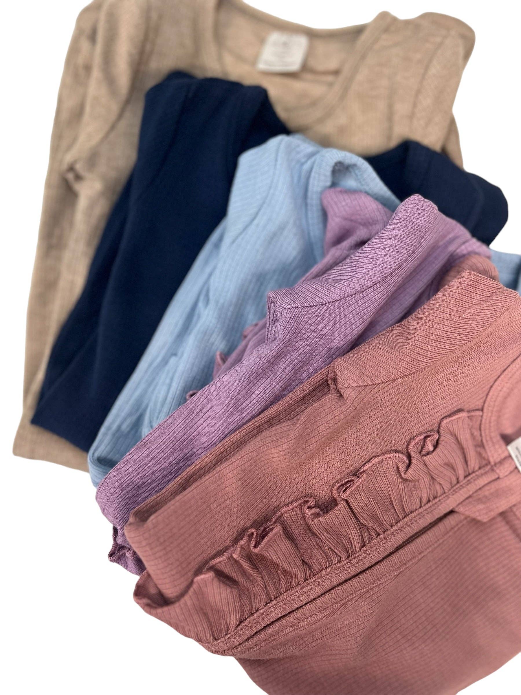 SK Blanks - Wholesale Jumpsuit - Baby - Ribbed Footie-Non Ruffle4