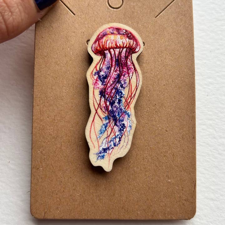 Jellyfish Pin for wholesale by Aquabun
