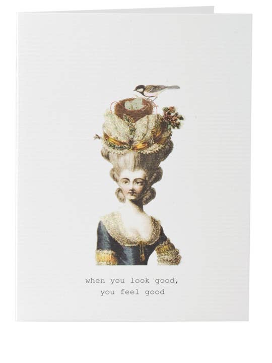 When You Look Good Greeting Card for wholesale by TokyoMilk Cards and Totes