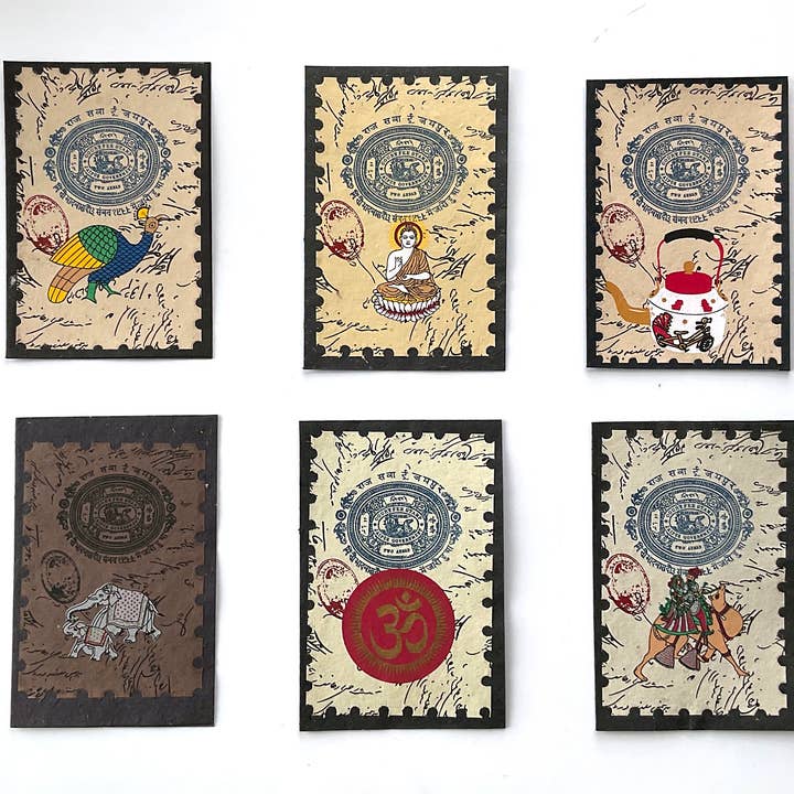 Tarjetas de felicitación impresas a mano para venta al por mayor de Tamra Copper LA