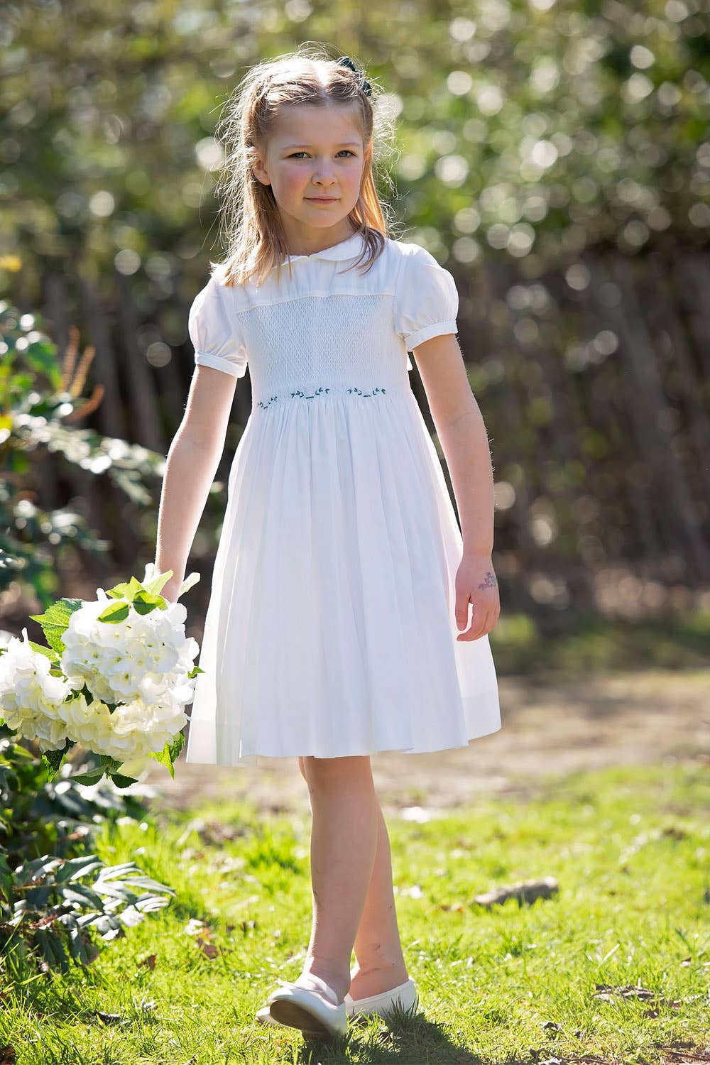 Annafie London Ltd - Wholesale Dress - Kids - BLANCHE smocked dress3
