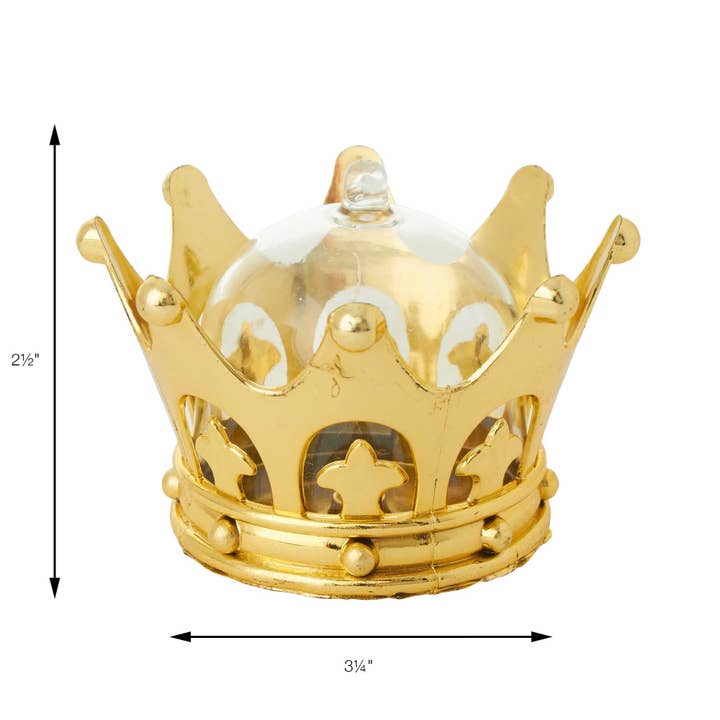 Gold Plastic Crown Party Favor 12pc/bag for wholesale on Faire2