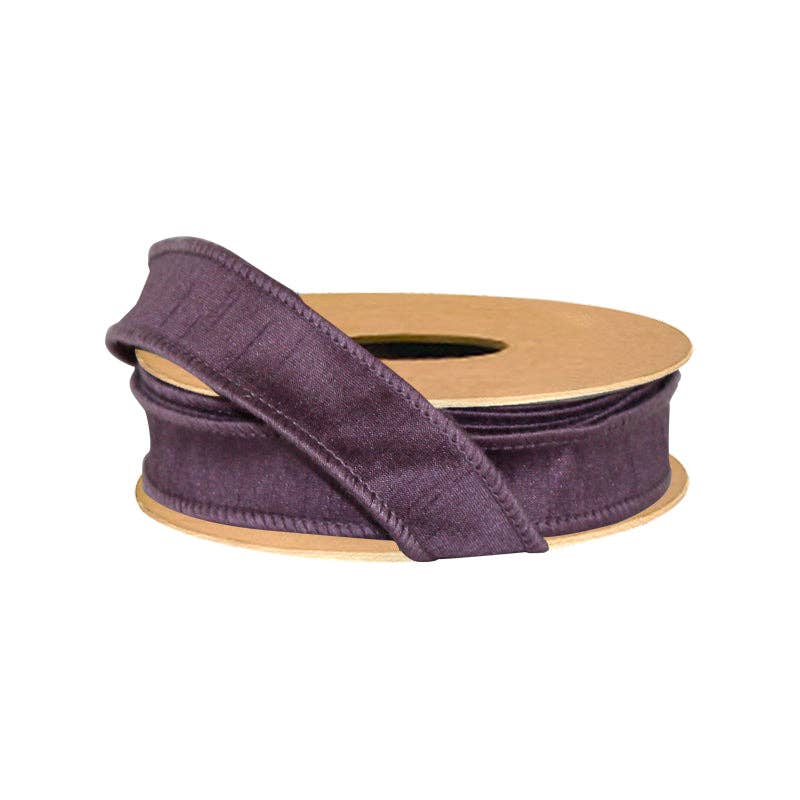 LA Ribbons Wholesale - Vente Ruban – emballage cadeau - Ruban Dupioni filaire de 1 po | 10 mètres | 22 couleurs disponibles22