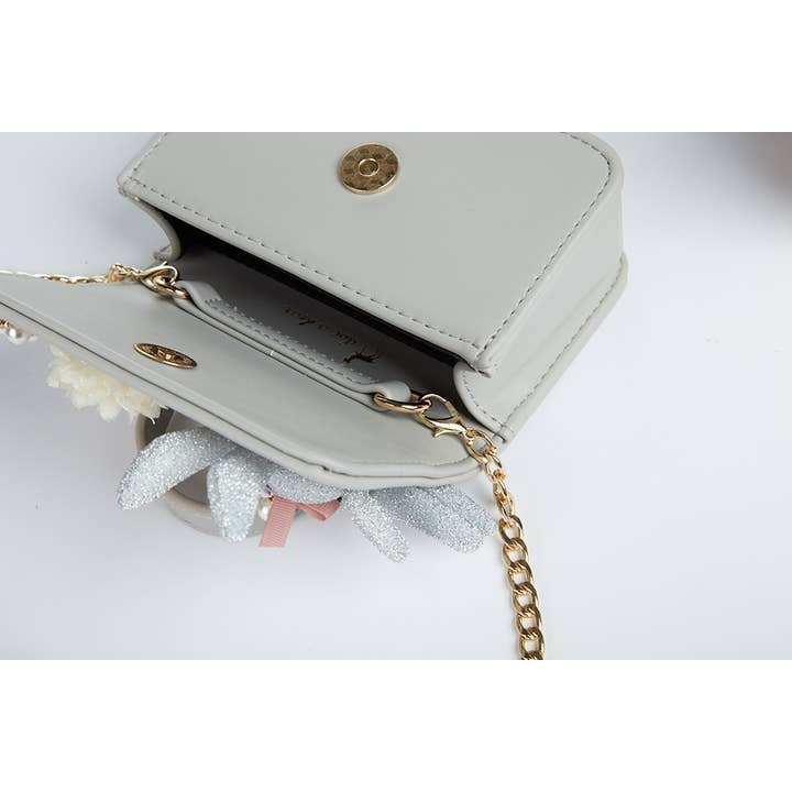 Doe a Dear - Wholesale Crossbody bag – kids - P15 B1207 Bunny Applique Purse (3 Colors)7