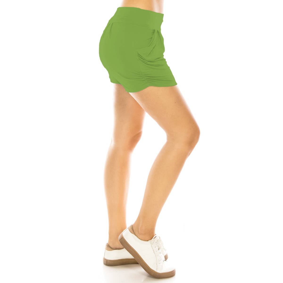 Leggings Depot - Vendita all'ingrosso Pantaloncini - Donna - Pantaloncini Harem a vita alta morbidi e burrosi0