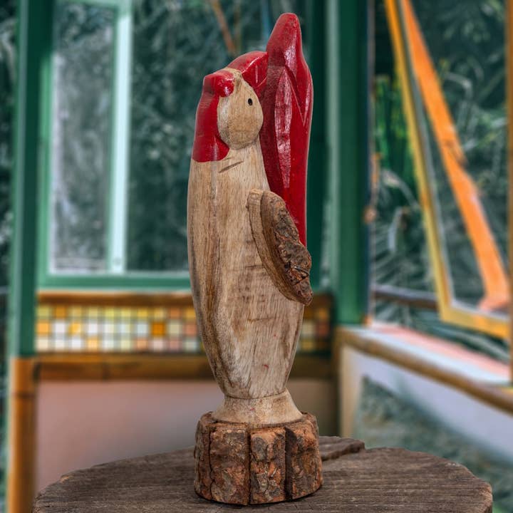 Antikas - Wholesale Decorative Figurine - wooden figure rooster. Small animals. animal figures. decoration
