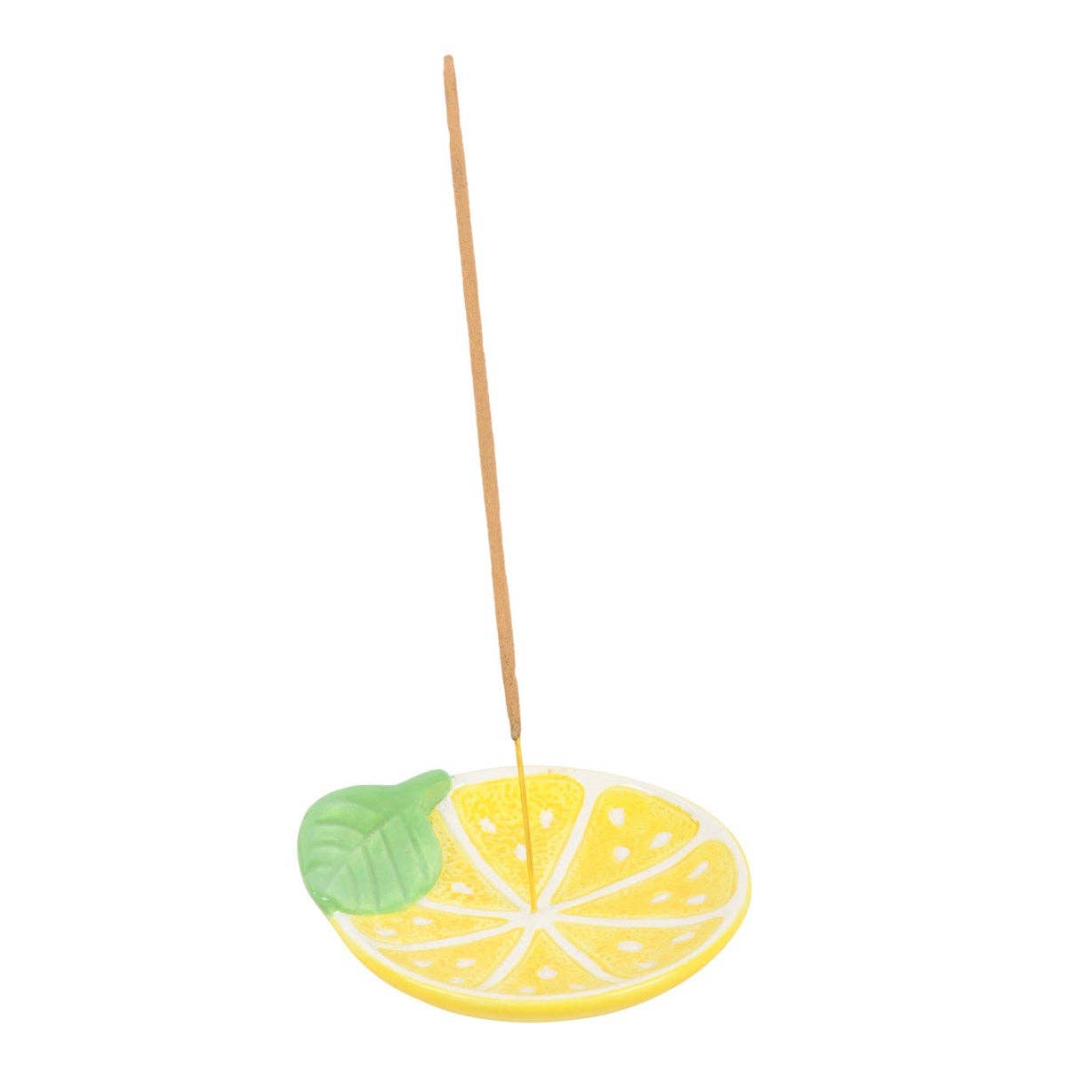 Something Different Wholesale - Wholesale Incense Holder - Lemon Slice Ceramic Incense Holder Plate1