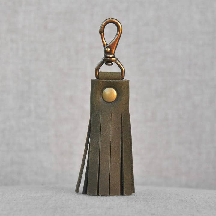 Leather Purse Tassels | Leather Purse Charm | Keychain for wholesale by Zelaki Leather Company