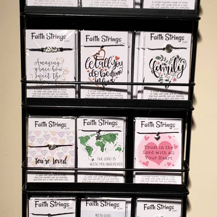 Faithstrings - Wholesale Retailer Display - Jewelry - Display Starter Kit 36 Faith Strings Christian Wish Bracelet4