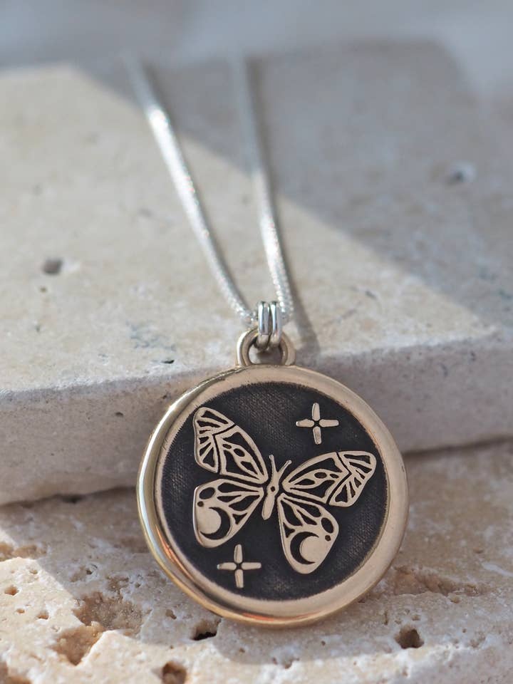 Mantra | Flourish - Butterfly Necklace - 18" for wholesale by LanaBetty