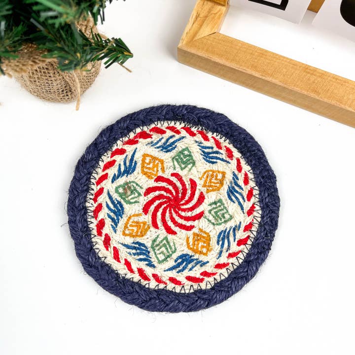 mildstyles - Wholesale Coasters - Round Jute Rope Woven Heat-Resistant Home Coaster