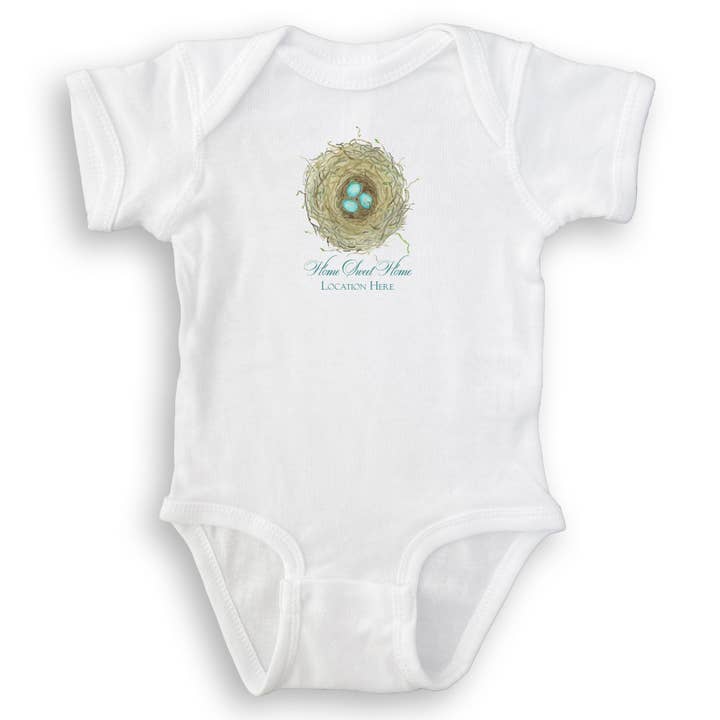 French Graffiti – Toalha de chá por atacado – Ninho com Ovos Azuis e Localização14