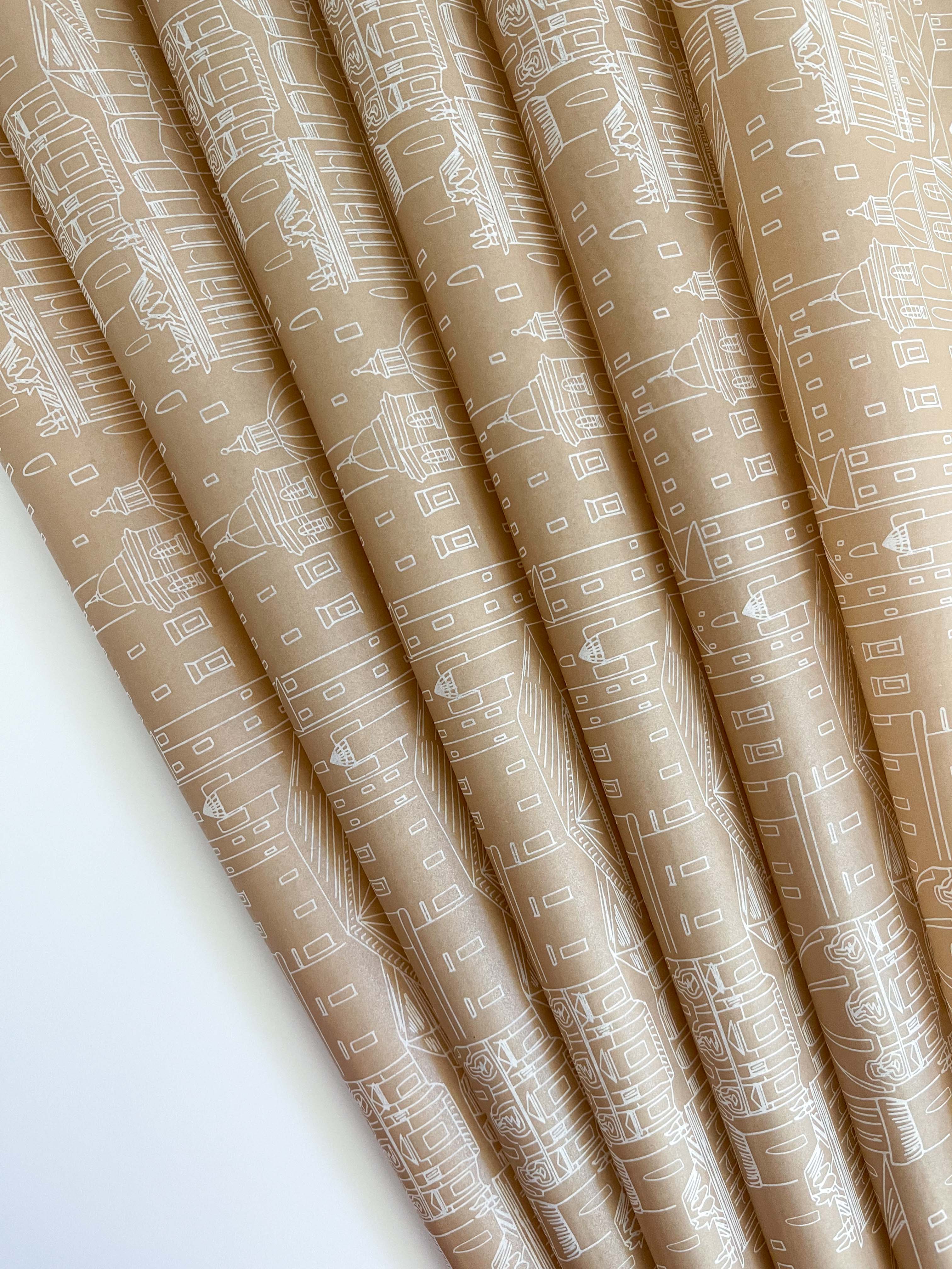 Sablewood Paper Company - Wholesale Tissue Paper - Terra Cotta City Tissue Paper – Pack of 63